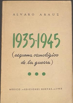 Seller image for 1935 - 1945 ( Esquema Cronologico De La Guerra ) Tomo 3 for sale by Librera Urbe