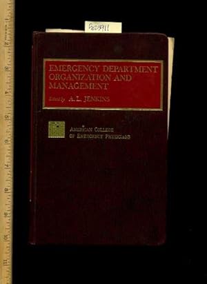 Imagen del vendedor de Emergency Department Organization and Management [Critical / Practical Study ; Review Reference ; Biographical Details ; in Depth Research ; Practice / Process Explained ; Eductation / Learning ; discussion] a la venta por GREAT PACIFIC BOOKS