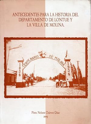 Imagen del vendedor de Antecedentes para la Historia del Departamento de Lontu y la Villa de Molina a la venta por Librera Monte Sarmiento