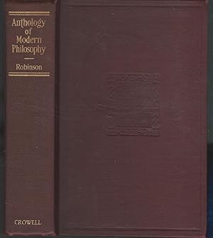 Bild des Verkufers fr An Anthology of Modern Philosophy: Selections for Beginners from the Writings of the Greatest Philosophers from 1500 to 1900, with Biographical Sketches, Analyses, Diagrams and Questionf for Discussion zum Verkauf von Dorley House Books, Inc.