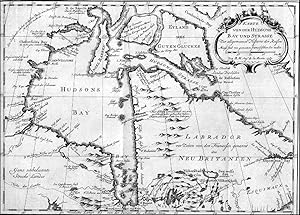 KARTE VON DER HUDSONS BAY UND STRASSE. Hudson Bay and Labrador.