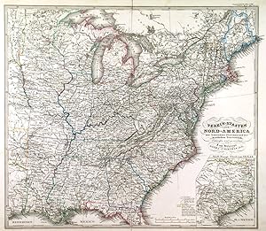 VEREIN-STAATEN VON NORD-AMERICA MIT AUSNAHME FLORIDASS UND DER WESTLICHEN TERRITORIEN. Eastern...