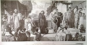 CAPTIVE ANDROMACHE. From the picture by Sir Frederick Leighton, Bart. P.R.A., engraved by Charl...