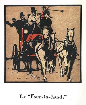 LE "FOUR-IN- HAND". French edition of a coaching print by Nicholson.
