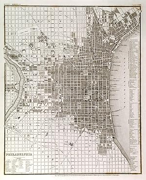 'PHILADELPHIA'. Plan of Philadelphia.