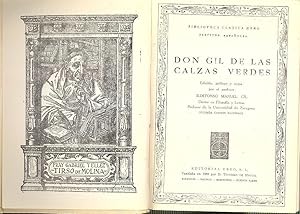 Don Gil de las Calgas Verdes ; edición, prólogo y notas por Ildefonso Manuel Gil.