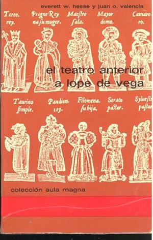 El teatro anterior a Lope de Vega. [Colección Aula magna, no. 23. Serie estudios]