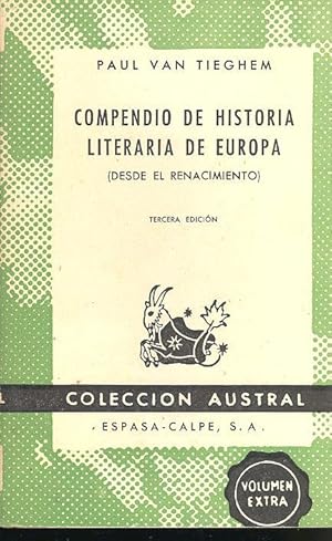 Compendio de historia literaria de Europa (desde el Renacimiento).