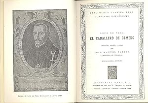 Bild des Verkufers fr El caballero de Olmedo ; seleccin, estudio y notas por Jose Manuel Blecua. zum Verkauf von Joseph Valles - Books