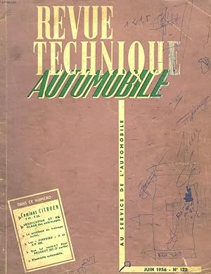 Seller image for REVUE TECHNIQUE AUTOMOBILE N122 for sale by Le-Livre