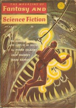 Imagen del vendedor de The Magazine of FANTASY AND SCIENCE FICTION (F&SF): March, Mar. 1965 ("The Doors of His Face, The Lamps of His Mouth") a la venta por Books from the Crypt