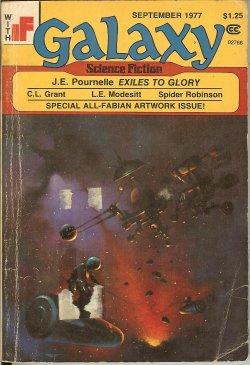 Bild des Verkufers fr GALAXY Science Fiction: September, Sept. 1977 ("Exiles to Glory") zum Verkauf von Books from the Crypt