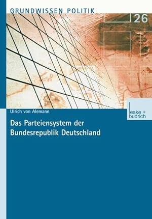 Immagine del venditore per Das Parteiensystem der Bundesrepublik Deutschland venduto da Rheinberg-Buch Andreas Meier eK