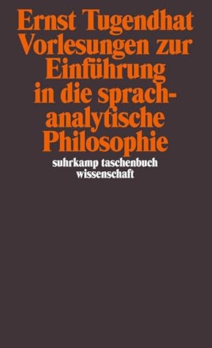 Bild des Verkufers fr Vorlesungen zur Einfhrung in die sprachanalytische Philosophie zum Verkauf von Rheinberg-Buch Andreas Meier eK