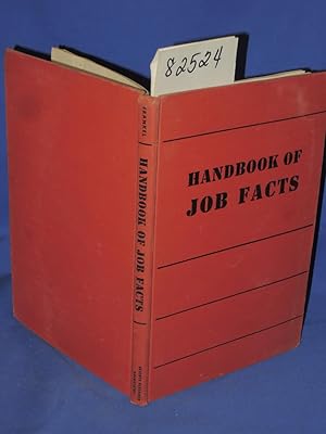 Image du vendeur pour Handbook of Job Facts mis en vente par Princeton Antiques Bookshop