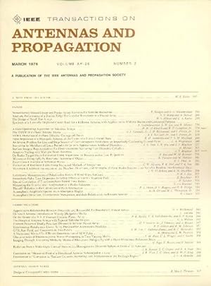 Imagen del vendedor de IEEE Transactions on Antennas and Propagation: March 1978 (Volume AP-26, Number 2) a la venta por Paperback Recycler