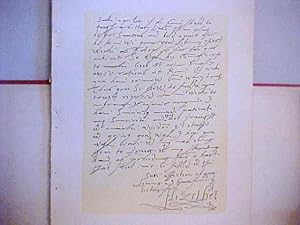 Seller image for Facsimile Autograph Letter Signed to James VI of Scotland (afterwards James I of England) Repelling Charges Brought Against Her Policy By Philip III of Spain and Warning Him Not to Believe Them, 1603 for sale by Legacy Books II