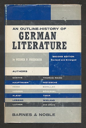 Bild des Verkufers fr History of German Literature, Second Edition zum Verkauf von Between the Covers-Rare Books, Inc. ABAA