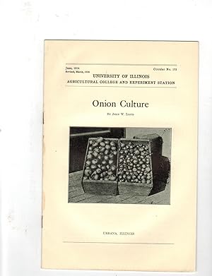 Imagen del vendedor de ONION CULTURE a la venta por Jim Hodgson Books