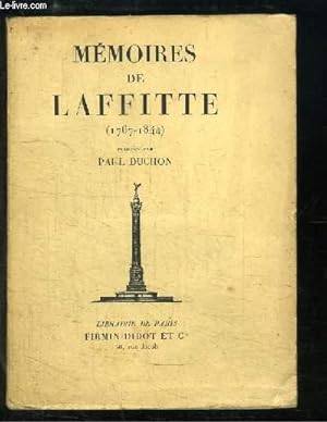 Seller image for Mmoires de Laffitte (1767 - 1844) for sale by Le-Livre