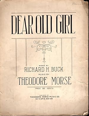 Seller image for Dear Old Girl (SHEET MUSIC) for sale by Dorley House Books, Inc.