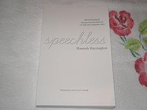 Seller image for Speechless for sale by SkylarkerBooks