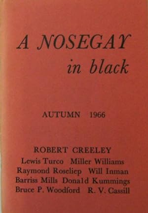 Seller image for A Nosegay in black Volume I Number 1 for sale by Derringer Books, Member ABAA