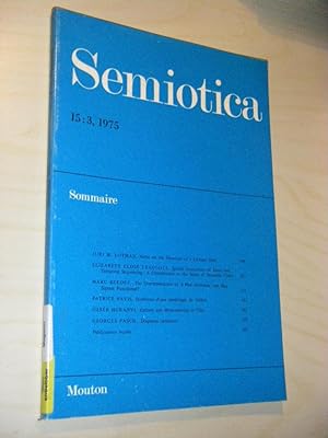 Semiotica. 15:3, 1975