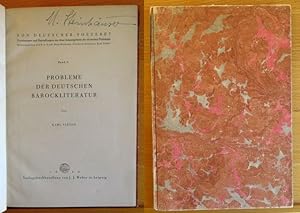Bild des Verkufers fr Probleme der deutschen Barockliteratur. Von deutscher Poeterey ; Bd. 3 zum Verkauf von Antiquariat Blschke