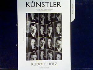 Seller image for Rudolf Herz Knstler - Kritisches Lexikon der Gegenwartskunst. for sale by books4less (Versandantiquariat Petra Gros GmbH & Co. KG)
