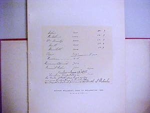 Bild des Verkufers fr Facsimile Autograph Document, Enumeration of the cavalry under his command at the Battle of Waterloo, June 18, 1815 zum Verkauf von Legacy Books II
