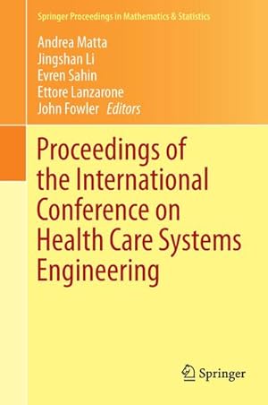 Seller image for Proceedings of the International Conference on Health Care Systems Engineering for sale by AHA-BUCH GmbH