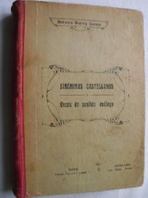 Imagen del vendedor de SINNIMOS CASTELLANOS Y VOCES DEL SENTIDO ANLOGO a la venta por Librera Maestro Gozalbo