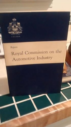 ROYAL COMMISSION ON THE AUTOMOTIVE INDUSTRY