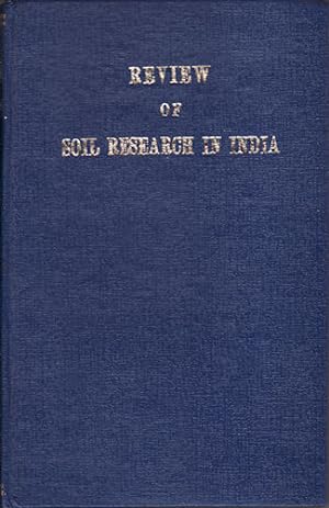 Bild des Verkufers fr Review of Soil Research in India. zum Verkauf von Asia Bookroom ANZAAB/ILAB