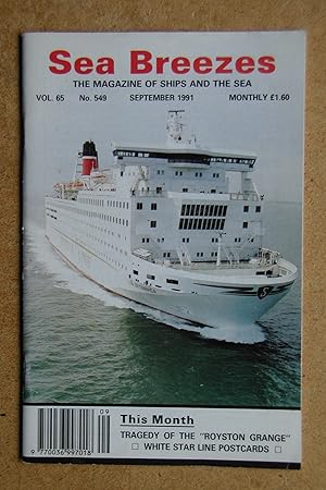 Seller image for Sea Breezes. The Magazine of Ships and the Sea. Vol. 65, No. 549, September 1991. for sale by N. G. Lawrie Books