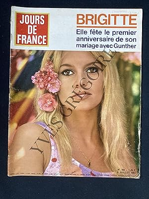 JOURS DE FRANCE-N°660-8 JUILLET 1967-BRIGITTE BARDOT