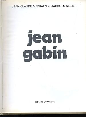 Bild des Verkufers fr JEAN GABIN. zum Verkauf von Le-Livre