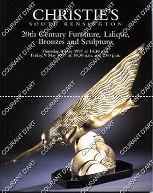 BRITISH AND CONTINENTAL FURNITURE FROM 1860 TO 1950. LALIQUE, 20TH CENTURY BRONZES AND SCULPTURE....