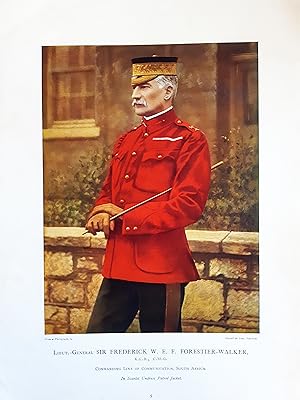 Imagen del vendedor de Colour portrait of Lieut.-General Sir Frederick W.E.F. Forestier-Walker. Commanding Line of Communication. a la venta por Christison Rare Books, IOBA SABDA
