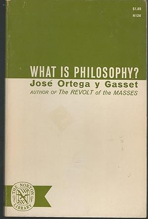 Imagen del vendedor de What is Philosophy? a la venta por Dorley House Books, Inc.