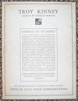 Seller image for Troy Kinney, with an introduction by Charles Lemon Morgan. Compiled by the Crafton collection. for sale by Peter Keisogloff Rare Books, Inc.