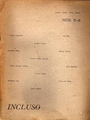 Revista Incluso Nª 5-6, Enero 1978. Cuento / Poesía / Crítica / Teatro