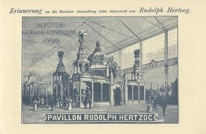 Immagine del venditore per Erinnerung an die Berliner ( Gewerbe- )Ausstellung 1896. Bunte Bltter. Verlag von Max Pasch, Berlin. - ( Berlin-Archiv, hrsg.v. Hans-Werner Klnner und Helmut Brsch-Supan ). venduto da Antiquariat Carl Wegner