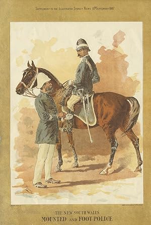The New South Wales Mounted and Foot Police : Supplement to the Illustrated Sydney News 15th Sept...
