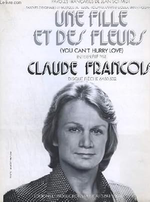 Bild des Verkufers fr UNE FILLE ET DES FLEURS - PIANO + CHANT. zum Verkauf von Le-Livre