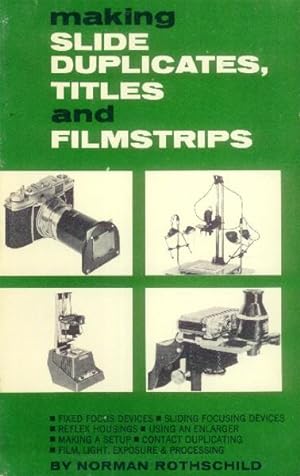 Seller image for Making Slide Duplicates, Titles and Filmstrips for sale by Paperback Recycler