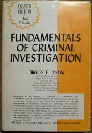 Seller image for Fundamentals of Criminal Investigation Fourth Edition for sale by Wordbank Books