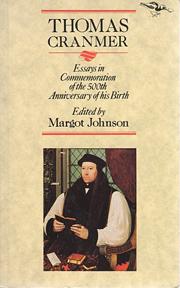 Bild des Verkufers fr Thomas Cranmer: Essays in Commemoration of the 500th Anniversary of His Birth zum Verkauf von Sutton Books