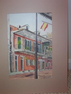 Seller image for Original Artwork Entitled "ROYAL STREET" for sale by Books from the Crypt